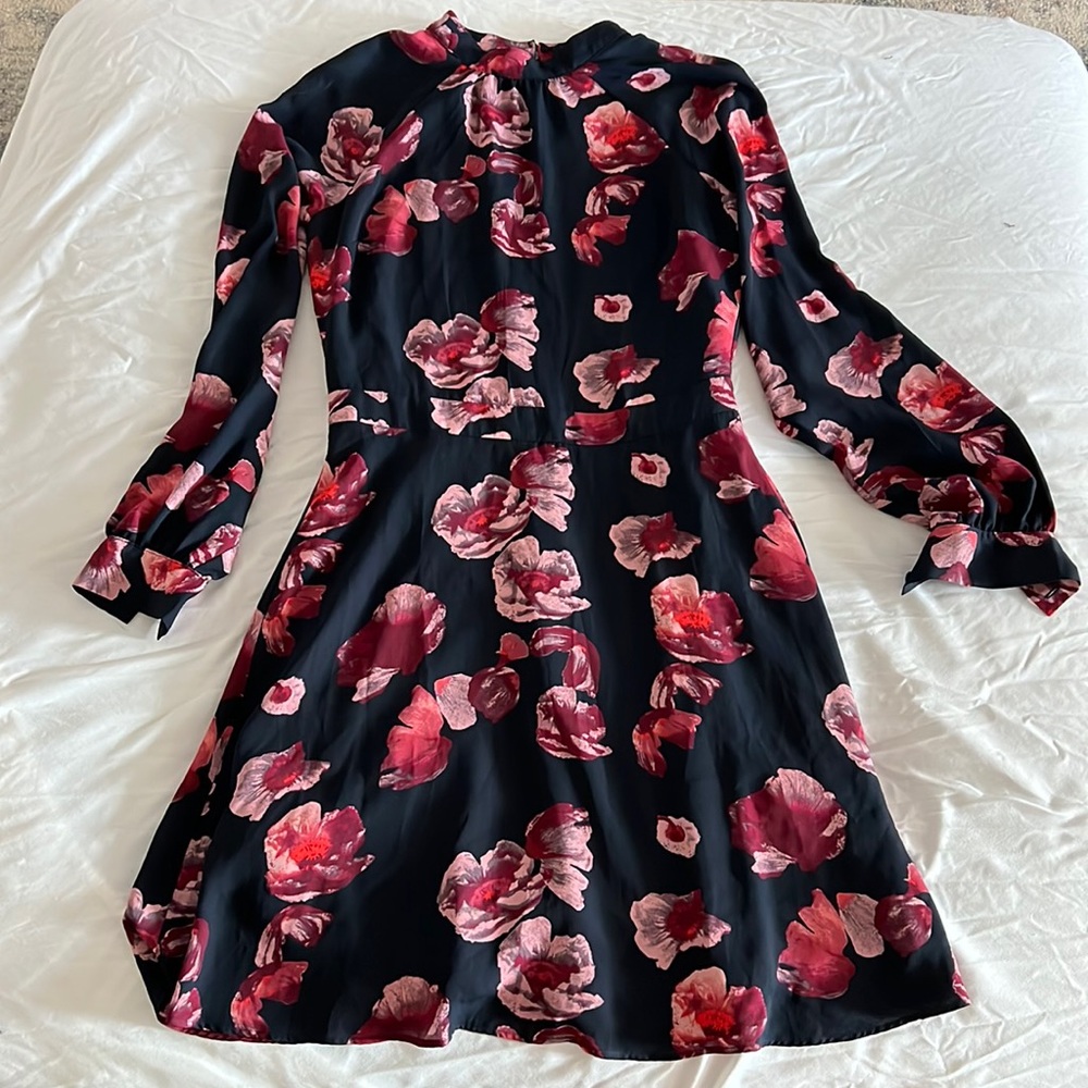 Banana Republic High Neck Long Sleeve Dress
